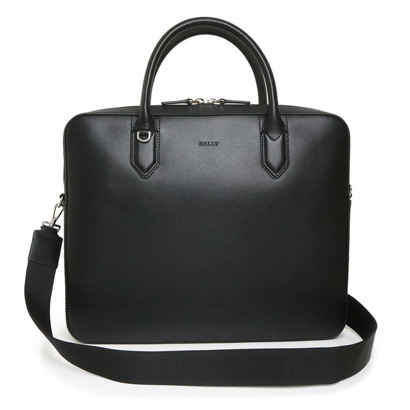 Bally 2way Shoulder Handbag Briefcase Black - Picture 1 of 11